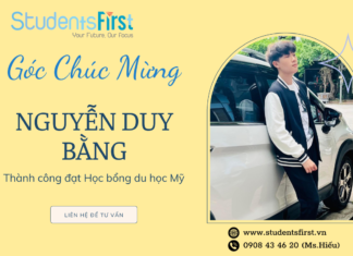 ĐẠT HỌC BỔNG KHỦNG GẦN 900 TRIỆU TỪ HỌC SINH LỚP 10 CỦA STUDENTS FIRST