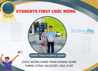 THÀNH CÔNG XIN VISA J1 CHO HỌC SINH ĐẶNG TRẦN HOÀNG QUÂN