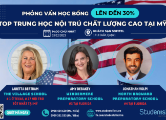 PHỎNG VẤN HỌC BỔNG TRUNG HỌC NỘI TRÚ CHẤT LƯỢNG CAO TẠI MỸ