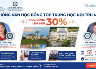 SĂN HỌC BỔNG LÊN ĐẾN 30% TỪ TOP TRƯỜNG TRUNG HỌC NỘI TRÚ HÀNG ĐẦU MỸ PHỎNG VẤN HỌC BỔNG TOP TRUNG HỌC NỘI TRÚ MỸ 2026
